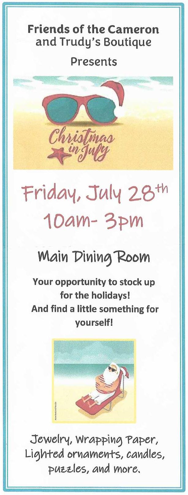 christmas in july 2023