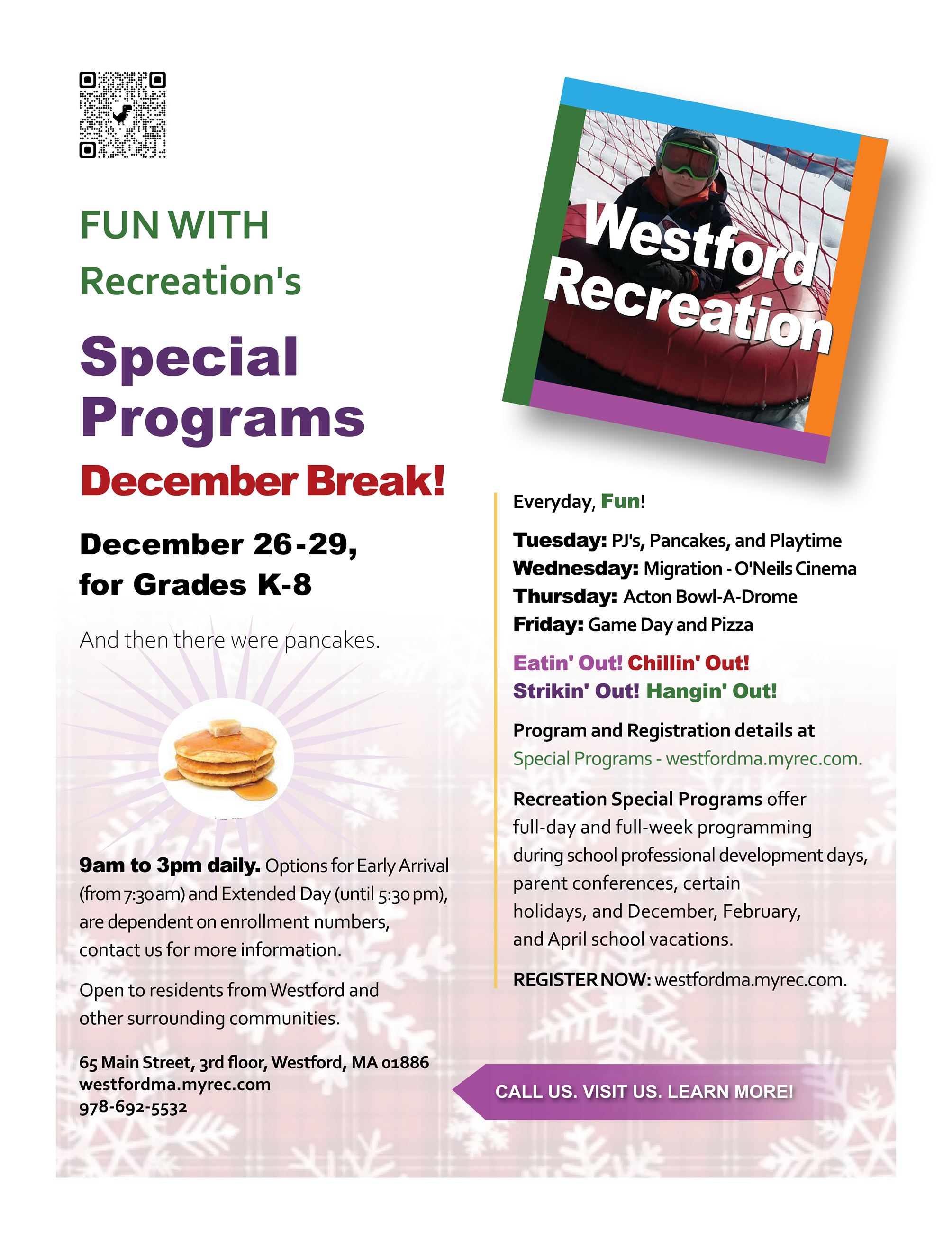 Recreation Special Prog December Break 2023