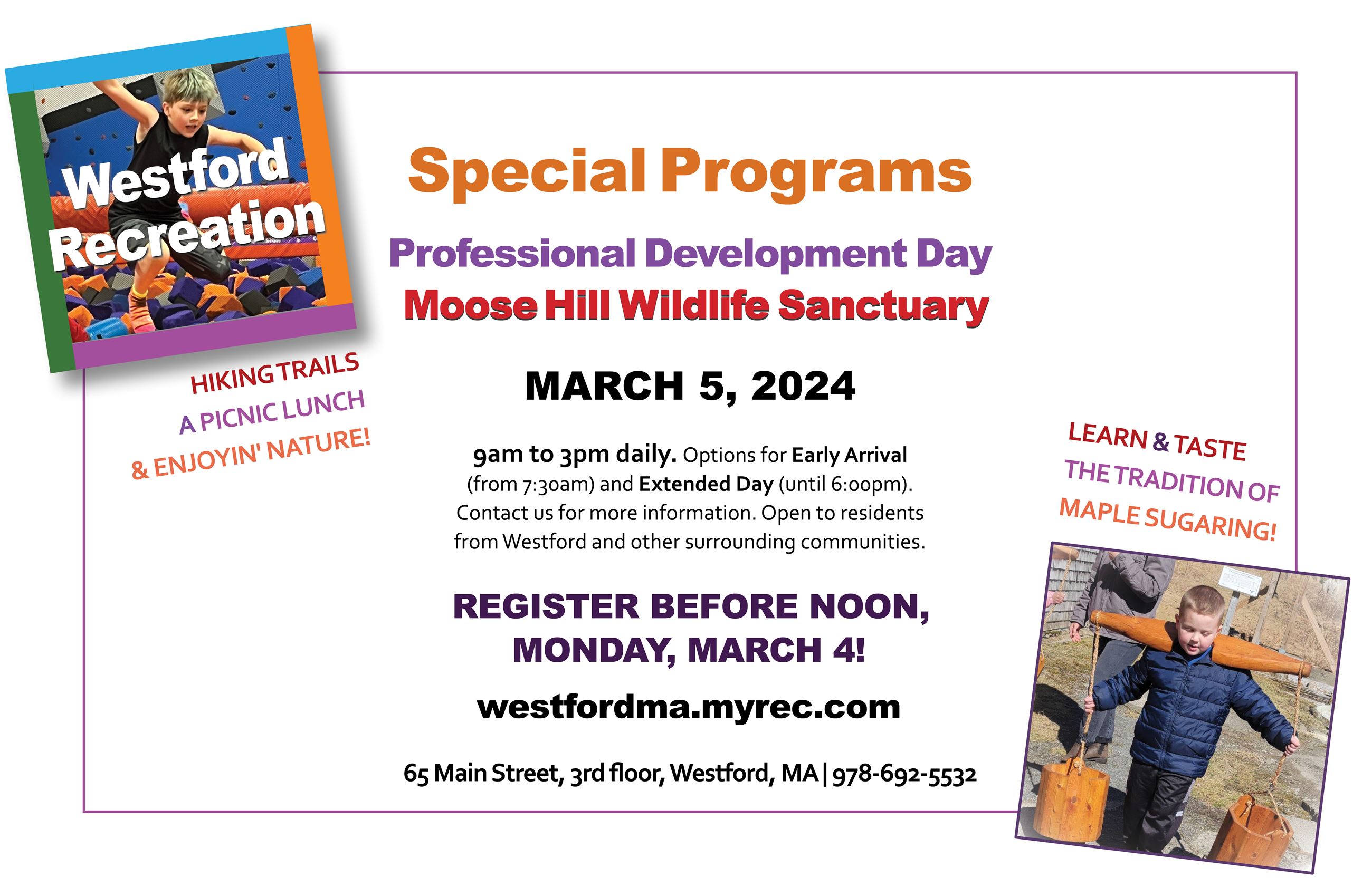 Mar 5 Spec Prog 24  HALF flyer FB