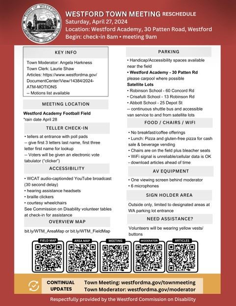 Town Meeting COD Graphic