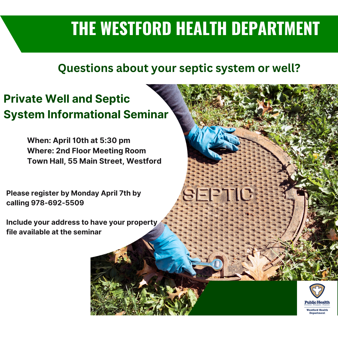 Private Well and Septic System Seminar