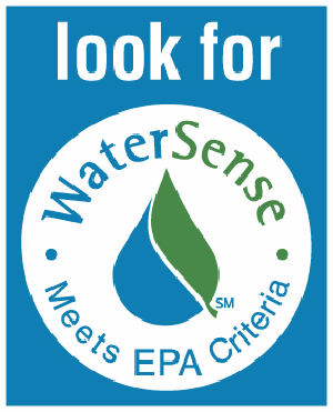 Look for EPA WaterSense Logo